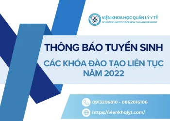 Thông báo tuyển sinh các khóa đào tạo liên tục năm 2022