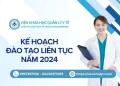 KẾ HOẠCH ĐÀO TẠO NĂM 2024